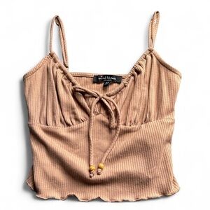 Brown Crop Top